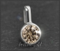Preview: Brillant Anhänger 585 Gold; 0,46ct, cognac, VS1